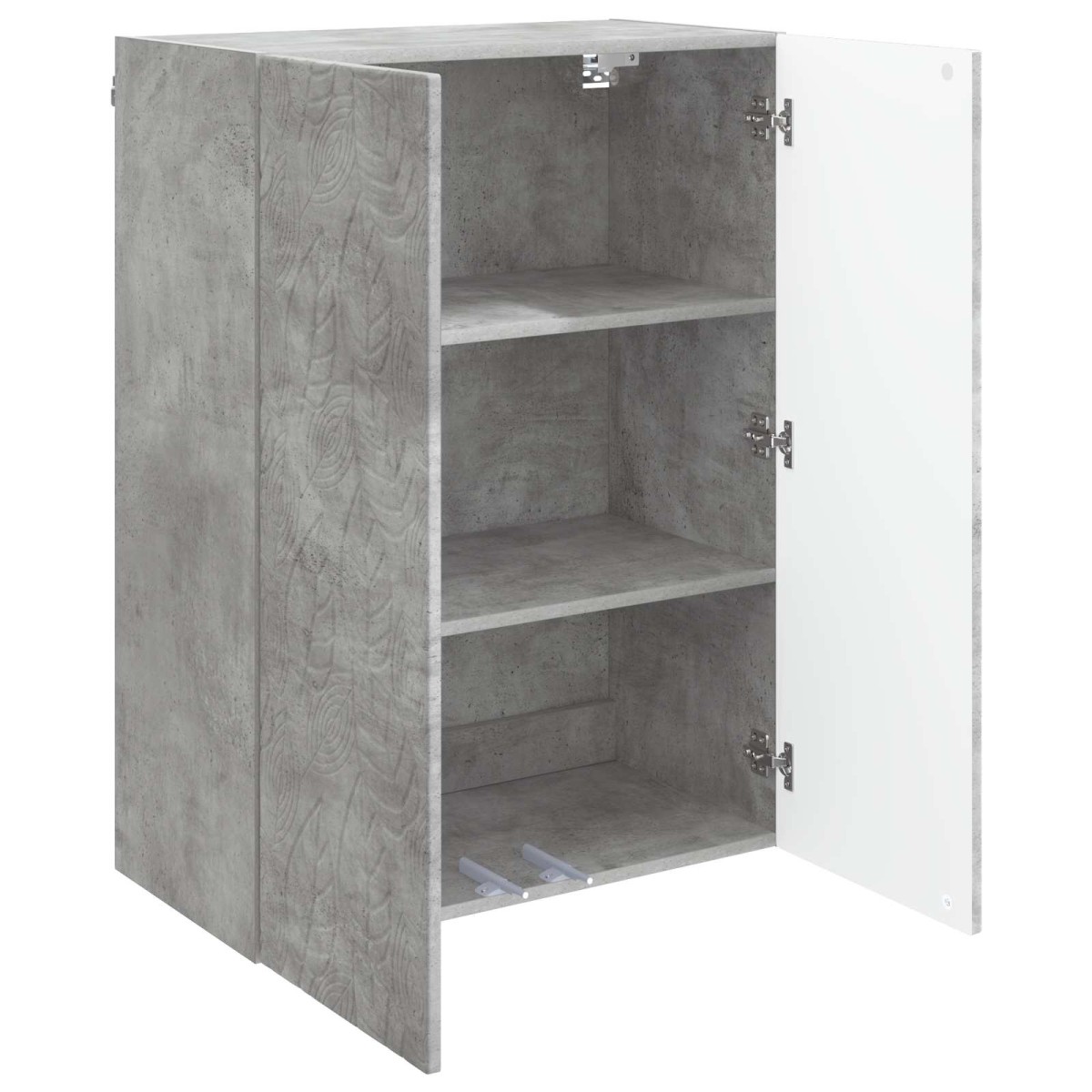 vidaXL Τοίχου Ντουλάπα Γκρι Σκυροδέματος 66 x 34,5 x 90 εκ
