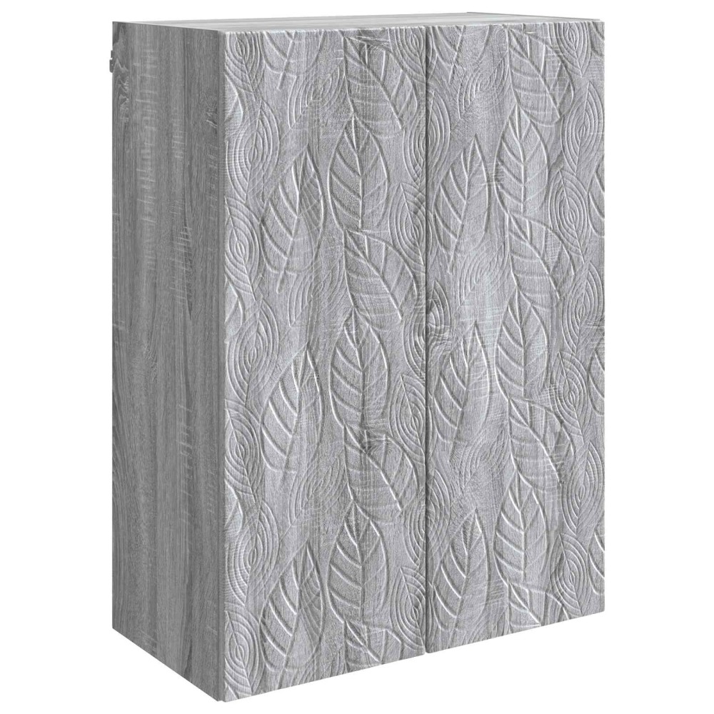vidaXL Τοίχου Ντουλάπα Γκρι Sonoma 66 x 34,5 x 90 εκ