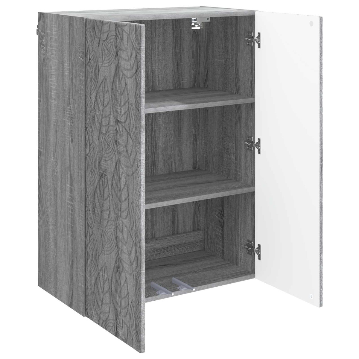 vidaXL Τοίχου Ντουλάπα Γκρι Sonoma 66 x 34,5 x 90 εκ