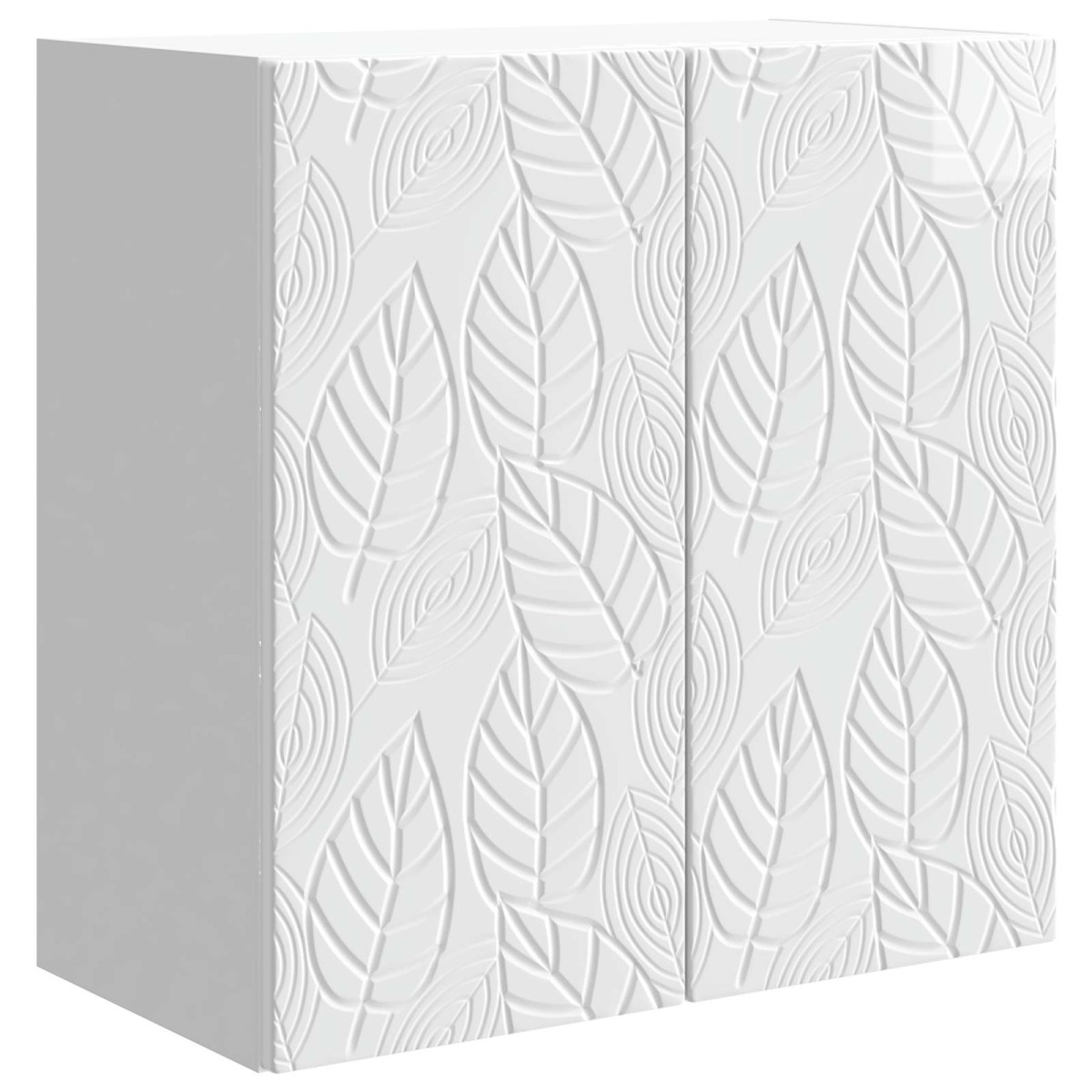 vidaXL Τοίχου Ντουλάπα Γυαλιστερό Λευκό 59 x 31 x 60 εκ