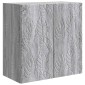 vidaXL Τοίχου Ντουλάπα Γκρι Sonoma 59 x 31 x 60 εκ Επεξεργασμένο Ξύλο