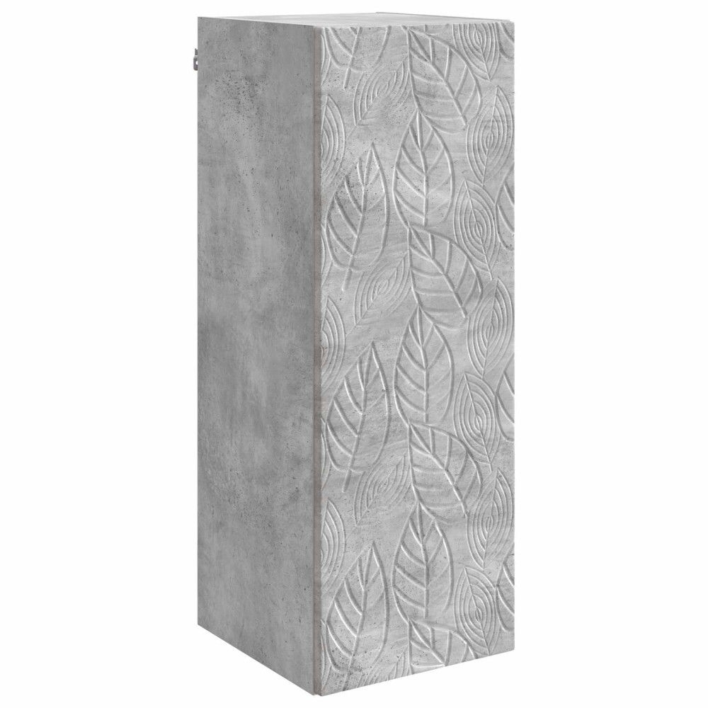 vidaXL Τοίχου Ντουλάπα Γκρι Σκυροδέματος 33 x 34,5 x 90 εκ