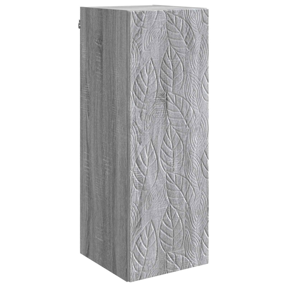 vidaXL Τοίχου Ντουλάπα Γκρι Sonoma 33 x 34,5 x 90 εκ
