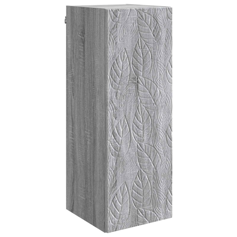 vidaXL Τοίχου Ντουλάπα Γκρι Sonoma 33 x 34,5 x 90 εκ