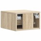 vidaXL Τραπεζάκι Τοίχου Sonoma Δρυς 34,5 x 33 x 20 εκ.