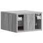 vidaXL Τραπεζάκι Τοίχου Γκρι Sonoma 34,5 x 33 x 20 εκ.