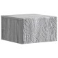 vidaXL Τραπεζάκι Τοίχου 2 τμχ. Γκρι Sonoma 34,5 x 33 x 20 εκ.