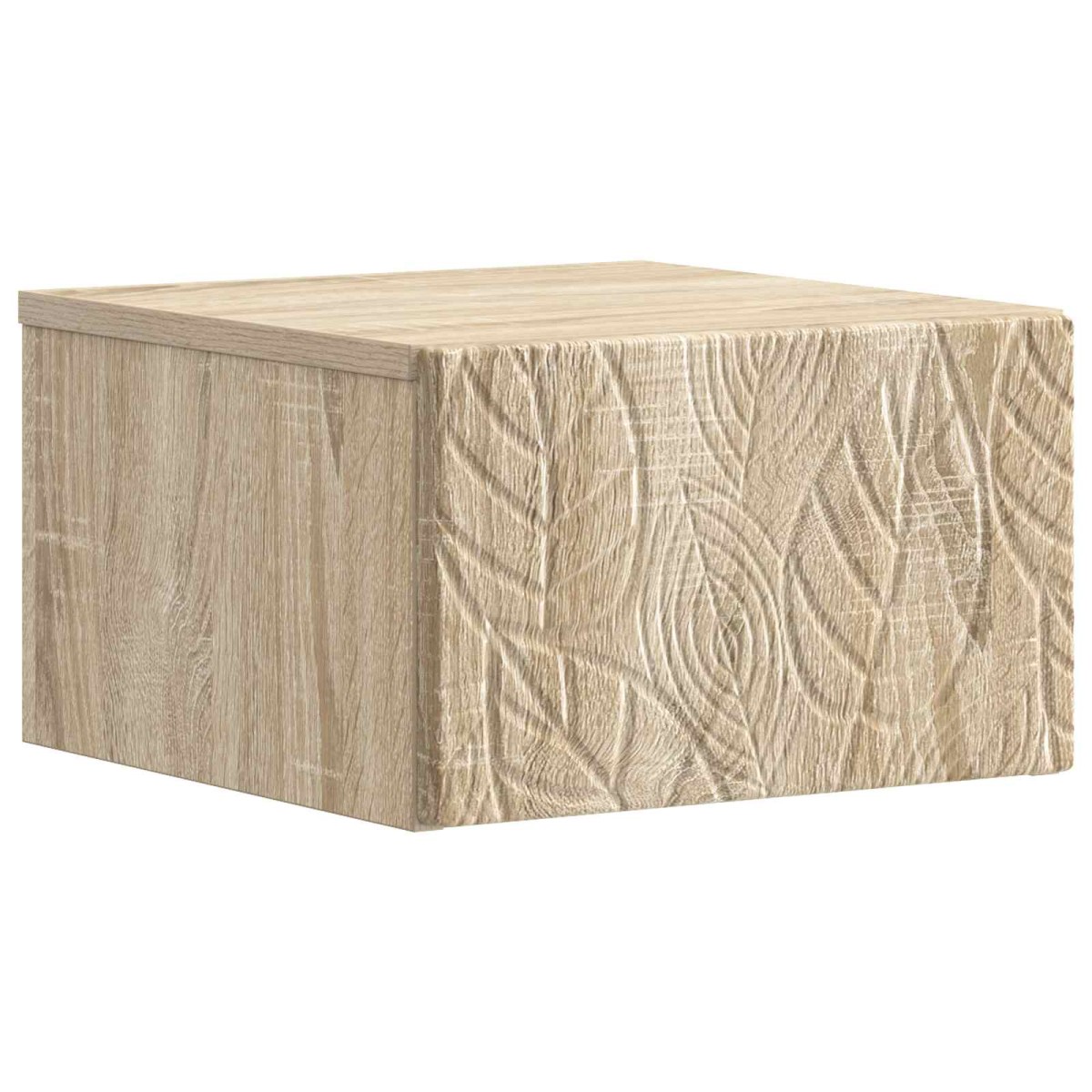 vidaXL Τοίχου Κρεμαστό Κομοδίνο 2 τεμ. Sonoma Δρυς 49 x 34,5 x 20 εκ.