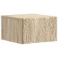 vidaXL Τοίχου Κρεμαστό Κομοδίνο 2 τεμ. Sonoma Δρυς 49 x 34,5 x 20 εκ.
