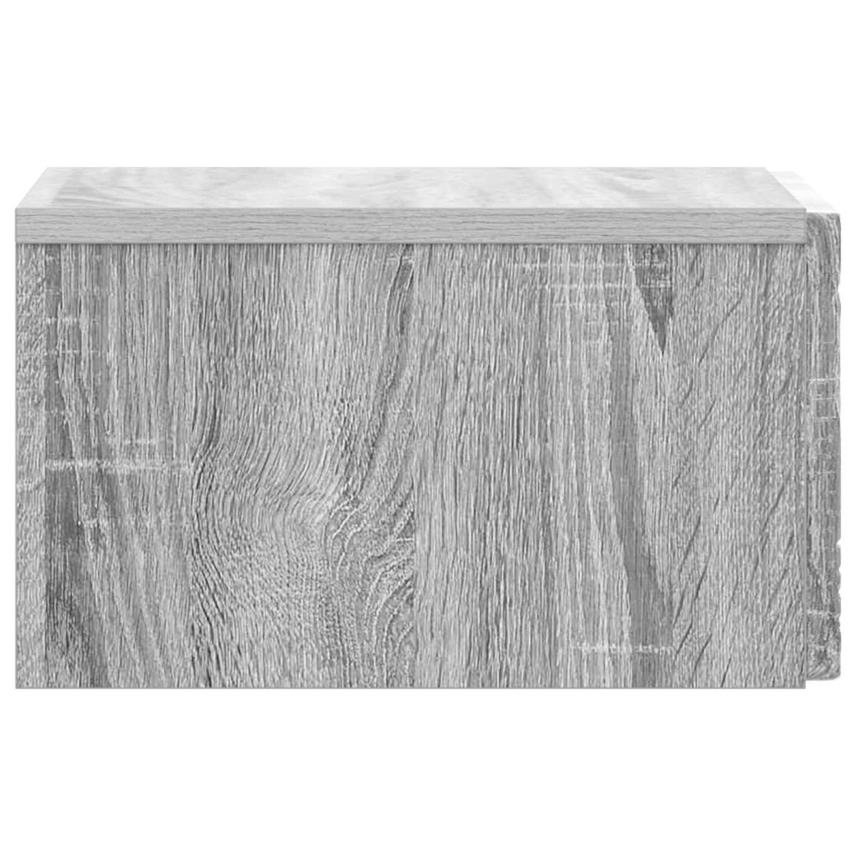 vidaXL Τοίχου Κρεμαστό Κομοδίνο 2 τεμ. Γκρι Sonoma 49 x 34,5 x 20 εκ.