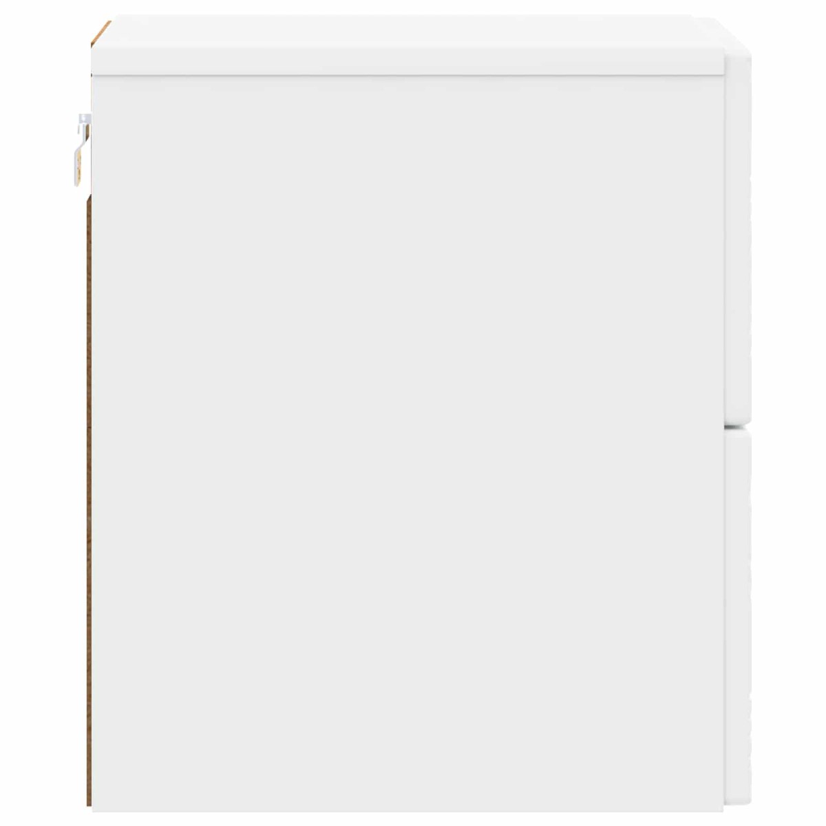 vidaXL Τοίχου Κρεμαστό Κομοδίνο 2 τεμ. Λευκό 34,5 x 33 x 40 εκ