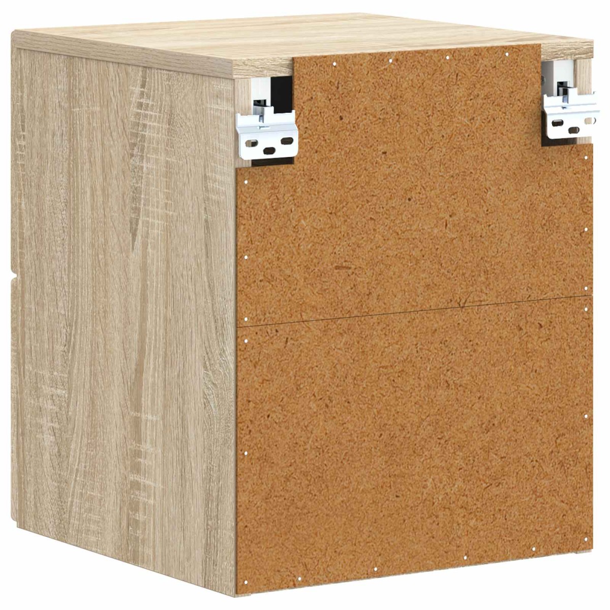 vidaXL Τοίχου Κρεμαστό Κομοδίνο Sonoma Δρυς 34,5 x 33 x 40 εκ