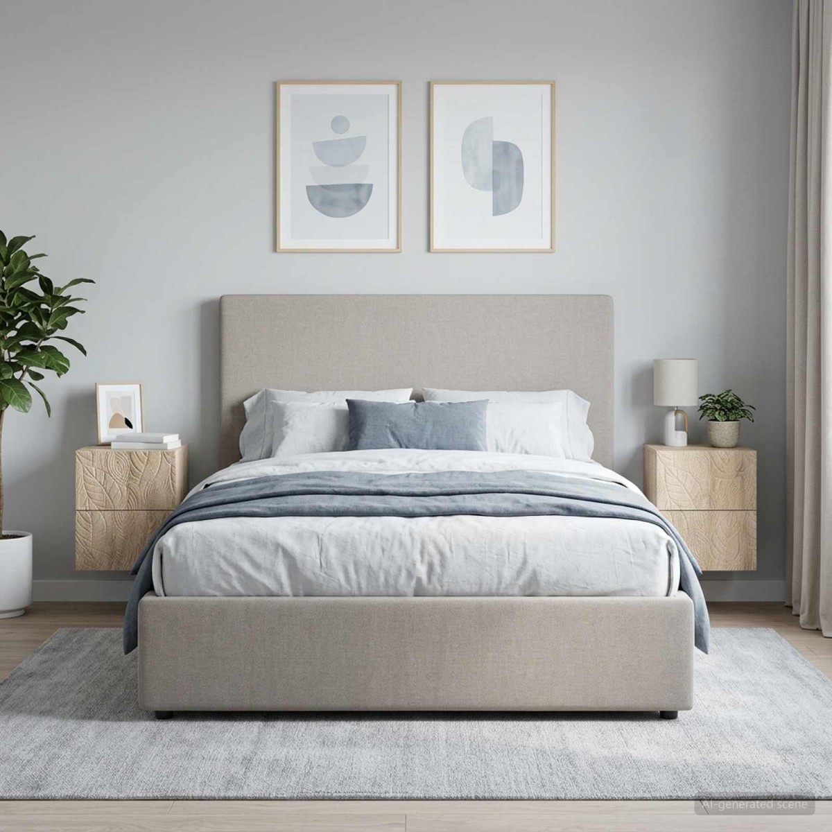 vidaXL Τοίχου Κρεμαστό Κομοδίνο 2 τεμ. Sonoma Δρυς 34,5 x 33 x 40 εκ