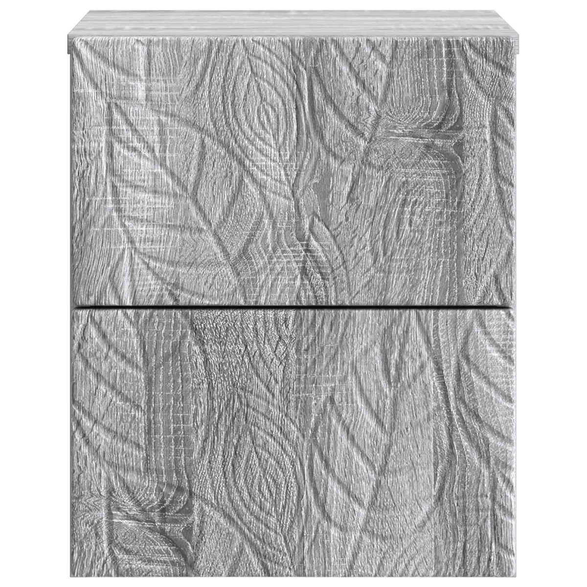 vidaXL Τοίχου Κρεμαστό Κομοδίνο Γκρι Sonoma 34,5 x 33 x 40 εκ