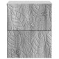 vidaXL Τοίχου Κρεμαστό Κομοδίνο Γκρι Sonoma 34,5 x 33 x 40 εκ