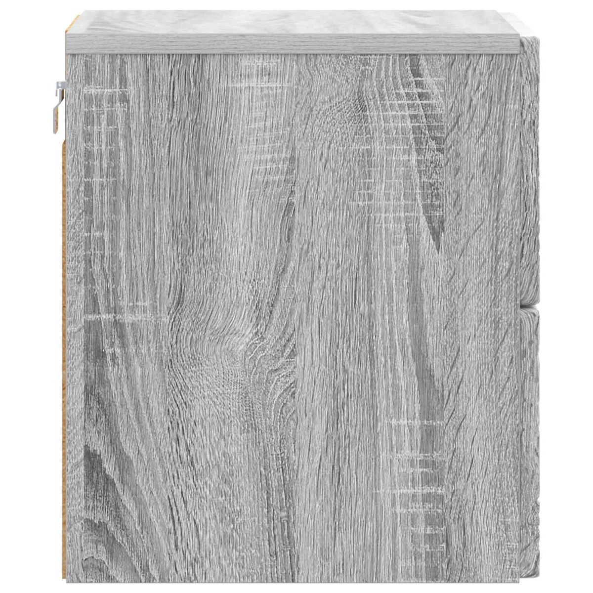 vidaXL Τοίχου Κρεμαστό Κομοδίνο 2 τεμ. Γκρι Sonoma 34,5 x 33 x 40 εκ