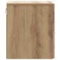 vidaXL Τοίχου Κρεμαστό Κομοδίνο Artisan Δρυς 34,5 x 33 x 40 εκ