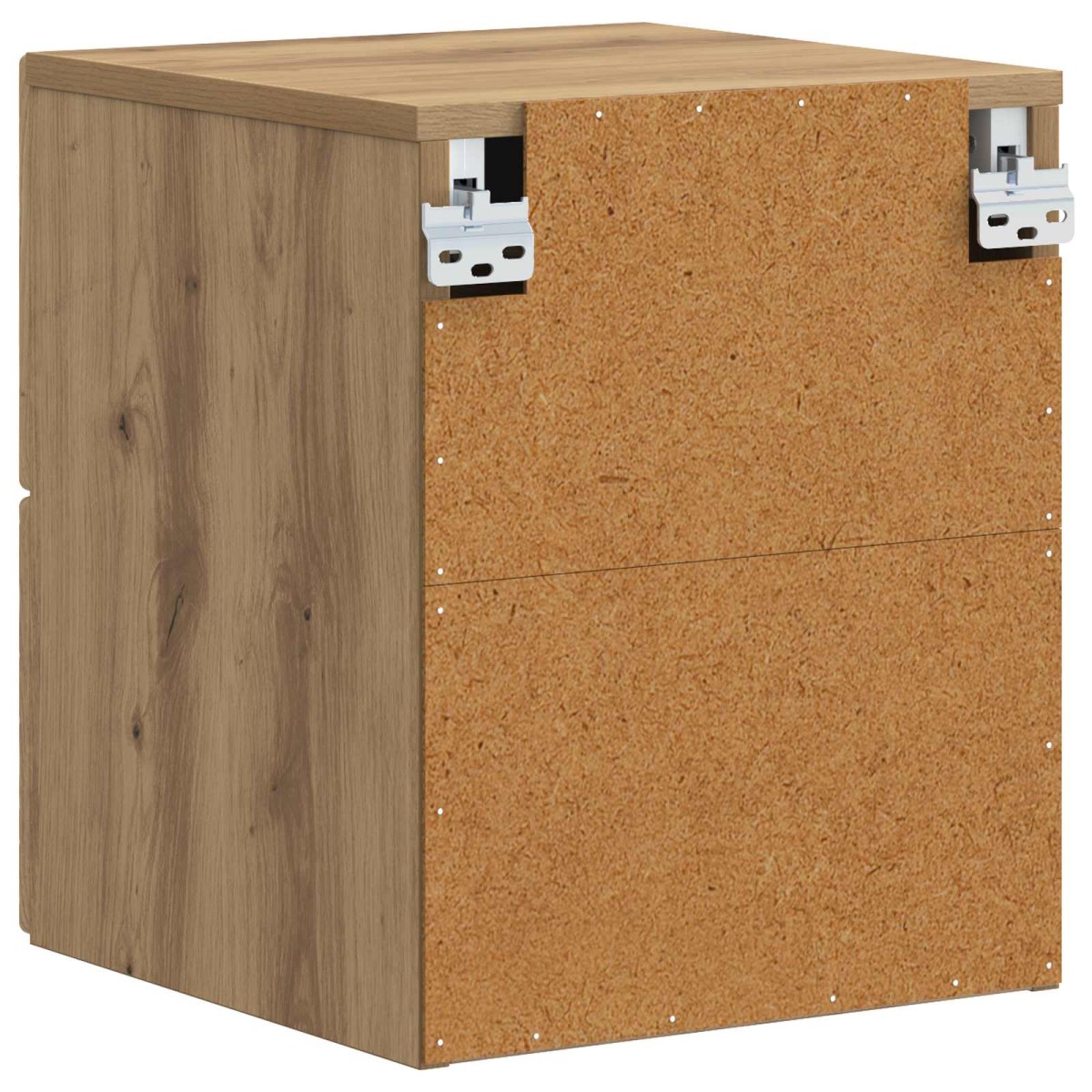vidaXL Τοίχου Κρεμαστό Κομοδίνο Artisan Δρυς 34,5 x 33 x 40 εκ