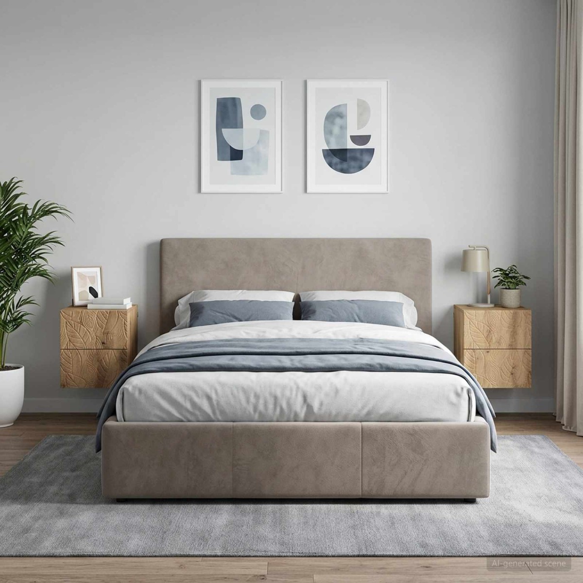 vidaXL Τοίχου Κρεμαστό Κομοδίνο 2 τεμ. Artisan Δρυς 34,5 x 33 x 40 εκ