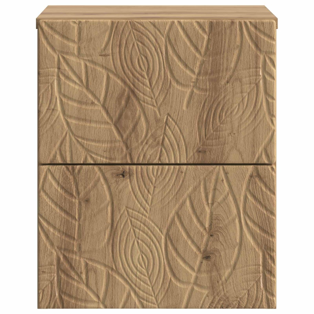 vidaXL Τοίχου Κρεμαστό Κομοδίνο 2 τεμ. Artisan Δρυς 34,5 x 33 x 40 εκ