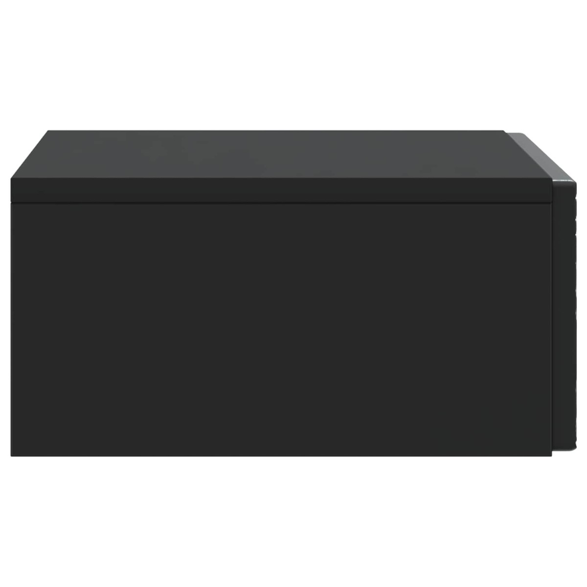 vidaXL Τραπεζάκι Τοίχου Μαύρο 59 x 34,5 x 17 εκ. Επεξεργασμένο Ξύλο