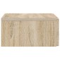 vidaXL Τραπεζάκι Τοίχου Sonoma Δρυς 59 x 34,5 x 17 εκ.
