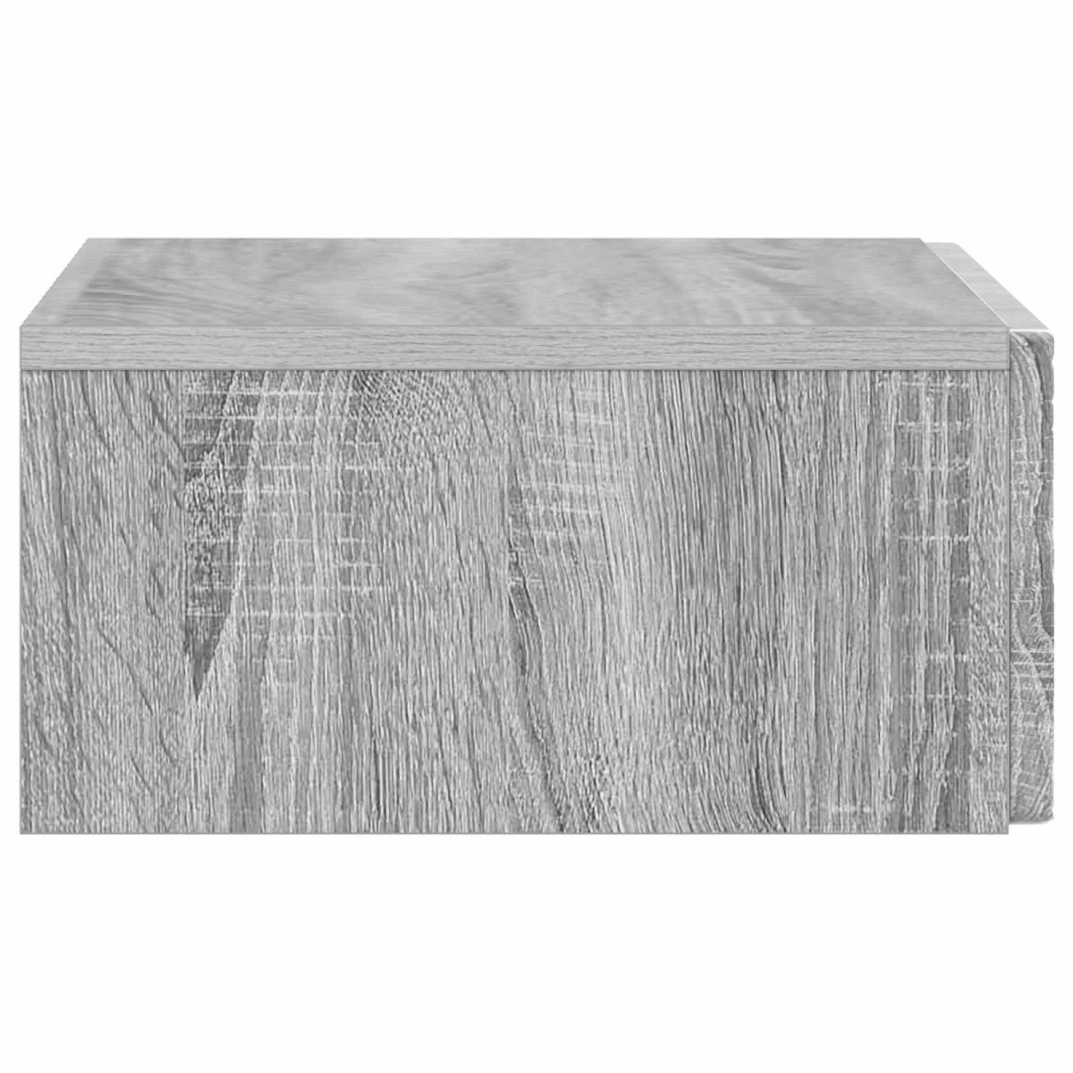 vidaXL Τραπεζάκι Τοίχου Γκρι Sonoma 59 x 34,5 x 17 εκ.