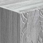 vidaXL Τραπεζάκι Τοίχου Γκρι Sonoma 59 x 34,5 x 17 εκ.