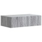 vidaXL Τραπεζάκι Τοίχου Γκρι Sonoma 59 x 34,5 x 17 εκ.