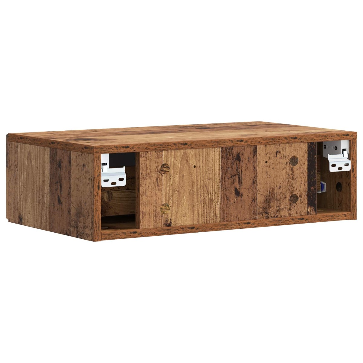 vidaXL Τραπεζάκι Τοίχου Παλαιωμένο ξύλο 59 x 34,5 x 17 εκ.