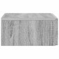 vidaXL Τραπεζάκι Τοίχου Γκρι Sonoma 87,5 x 34,5 x 17 εκ.
