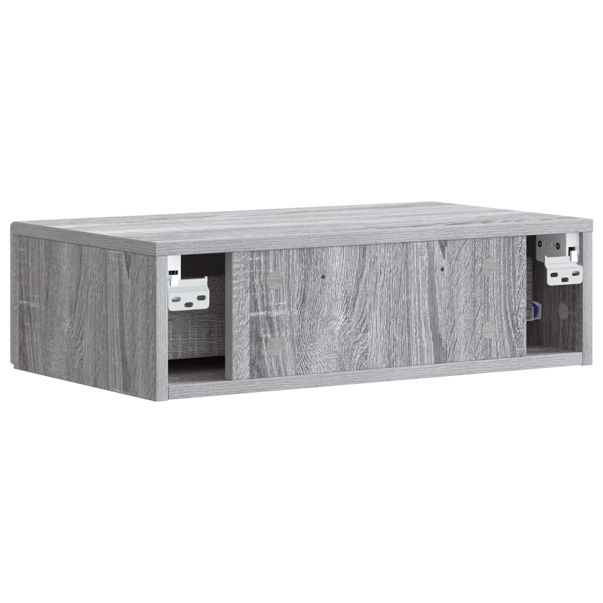 vidaXL Τραπεζάκι Τοίχου Γκρι Sonoma 87,5 x 34,5 x 17 εκ.
