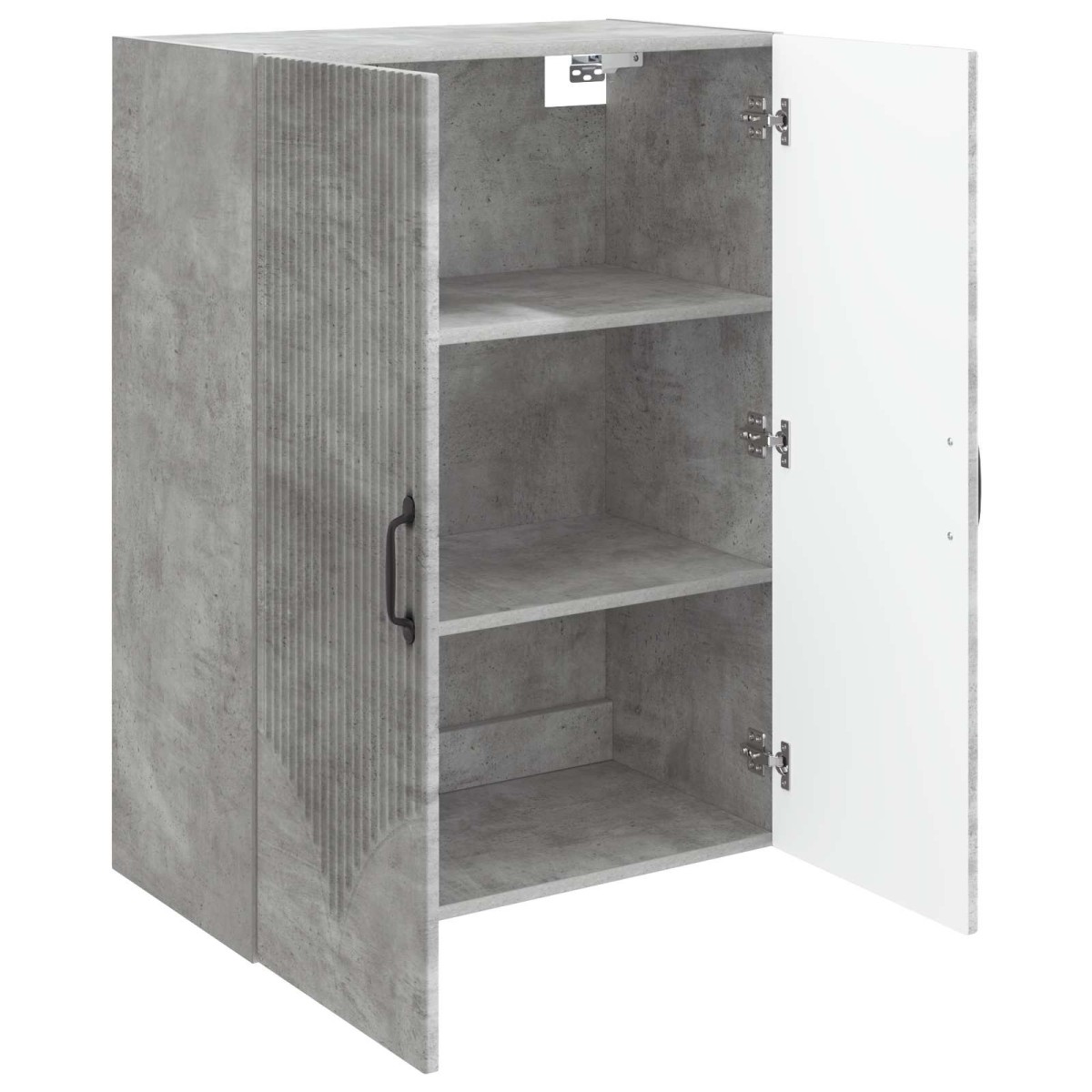 vidaXL Τοίχου Ντουλάπα Γκρι Σκυροδέματος 66 x 34,5 x 90 εκ