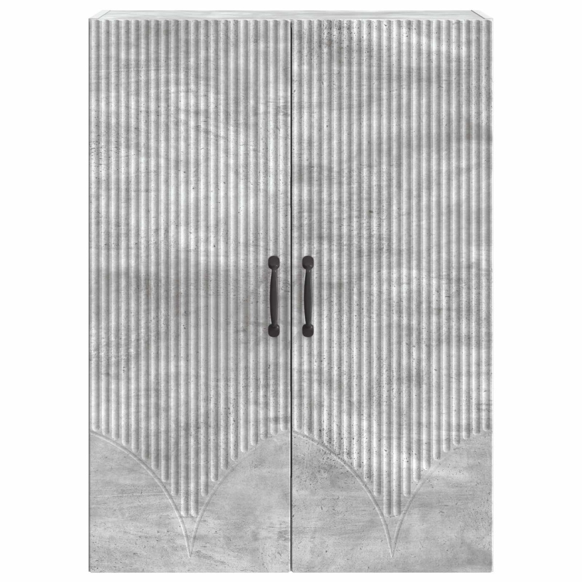 vidaXL Τοίχου Ντουλάπα Γκρι Σκυροδέματος 66 x 34,5 x 90 εκ