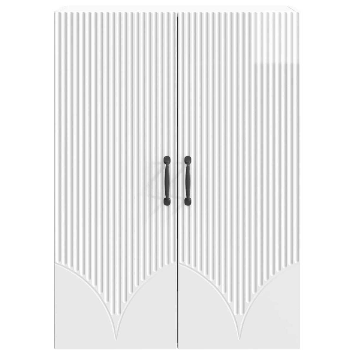 vidaXL Τοίχου Ντουλάπα Γυαλιστερό Λευκό 66 x 34,5 x 90 εκ