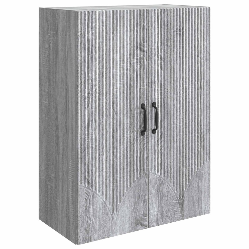 vidaXL Τοίχου Ντουλάπα Γκρι Sonoma 66 x 34,5 x 90 εκ