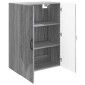 vidaXL Τοίχου Ντουλάπα Γκρι Sonoma 66 x 34,5 x 90 εκ