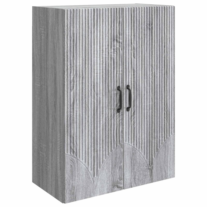 vidaXL Τοίχου Ντουλάπα Γκρι Sonoma 66 x 34,5 x 90 εκ