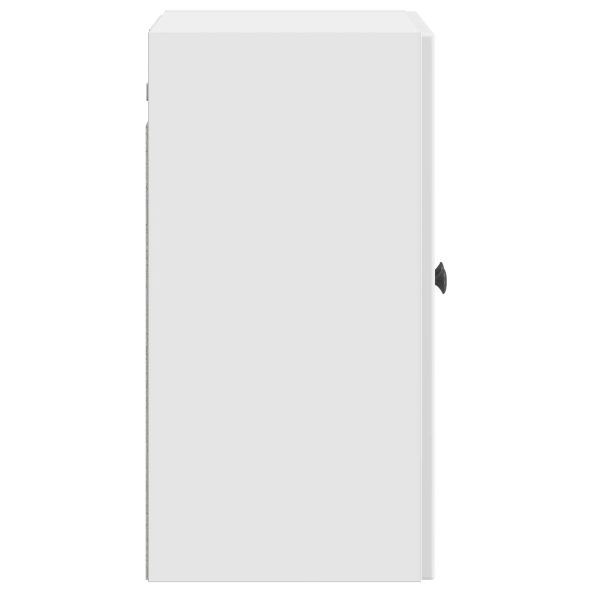 vidaXL Τοίχου Ντουλάπα Γυαλιστερό Λευκό 59 x 31 x 60 εκ
