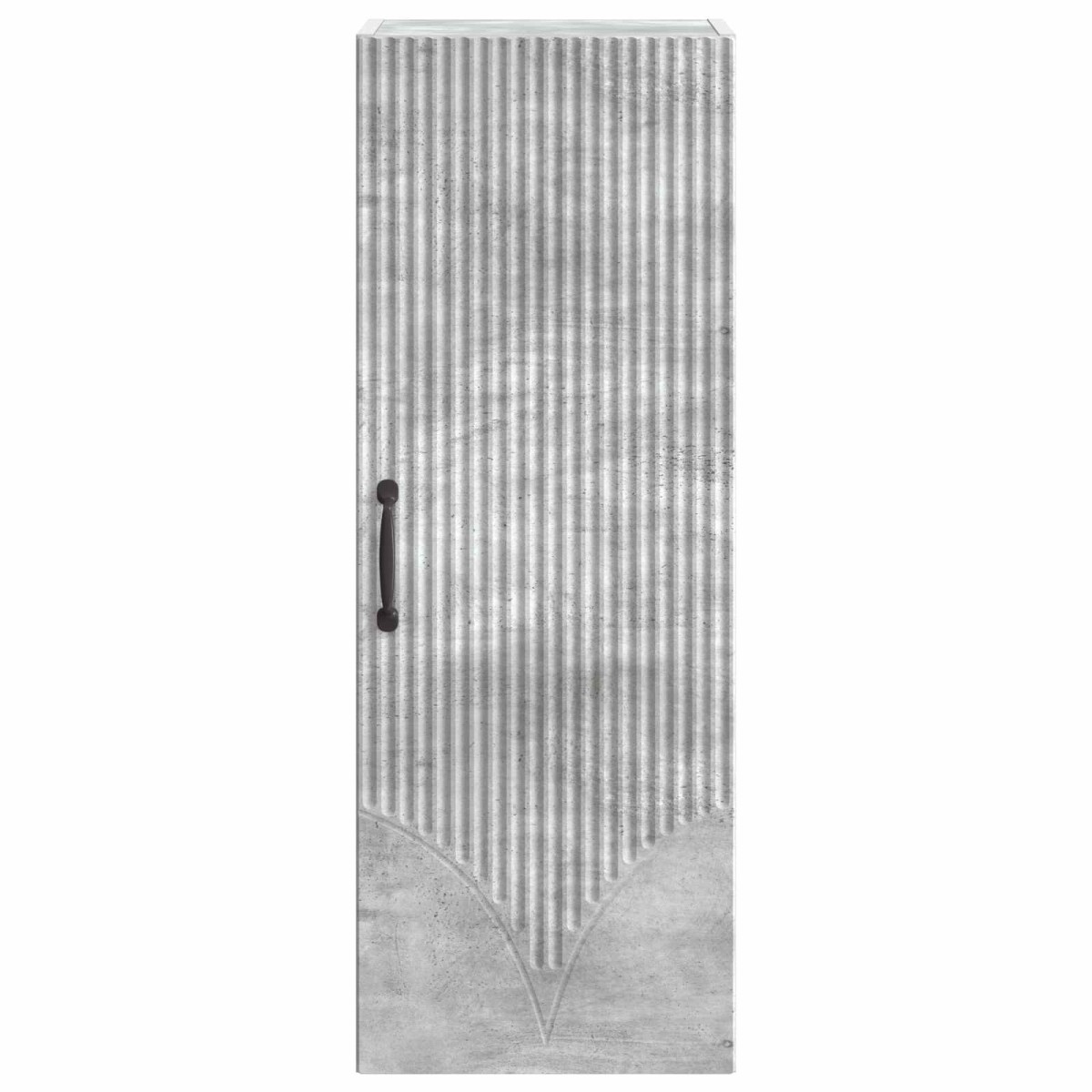 vidaXL Τοίχου Ντουλάπα Γκρι Σκυροδέματος 33 x 34,5 x 90 εκ