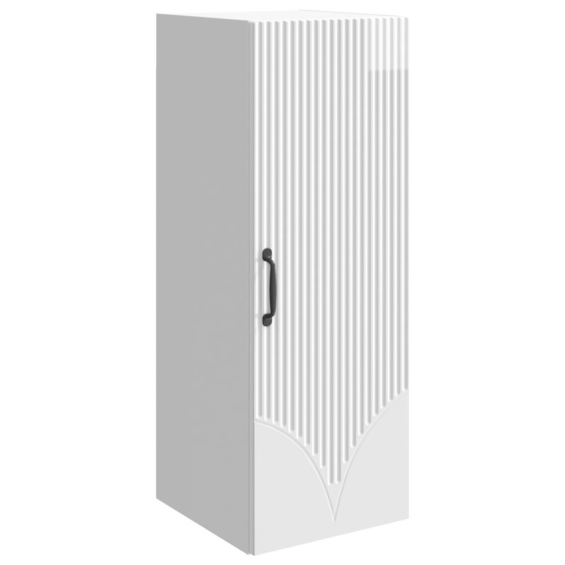 vidaXL Τοίχου Ντουλάπα Γυαλιστερό Λευκό 33 x 34,5 x 90 εκ