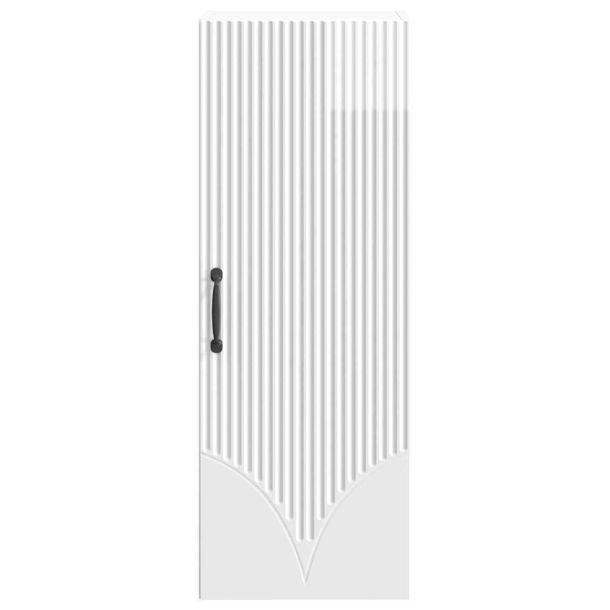 vidaXL Τοίχου Ντουλάπα Γυαλιστερό Λευκό 33 x 34,5 x 90 εκ