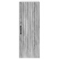 vidaXL Τοίχου Ντουλάπα Γκρι Sonoma 33 x 34,5 x 90 εκ
