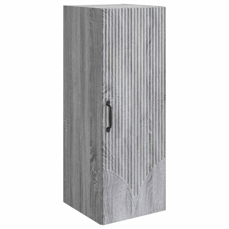 vidaXL Τοίχου Ντουλάπα Γκρι Sonoma 33 x 34,5 x 90 εκ