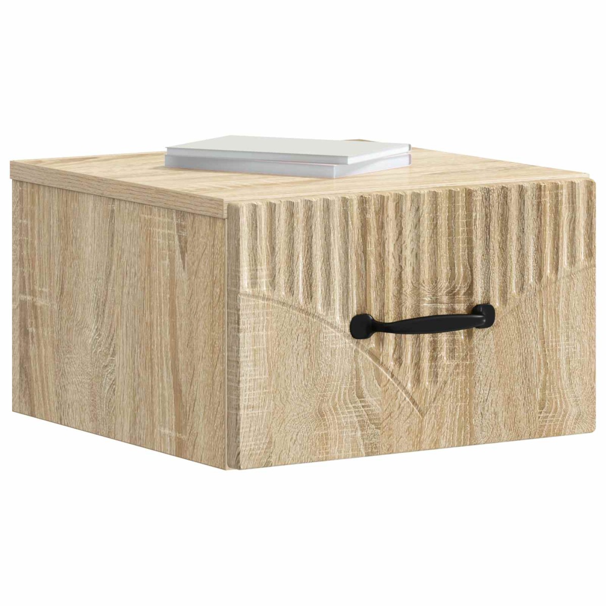 vidaXL Τοίχου Κρεμαστό Κομοδίνο 2 τμχ. Sonoma Δρυς 34,5 x 33 x 20 εκ.