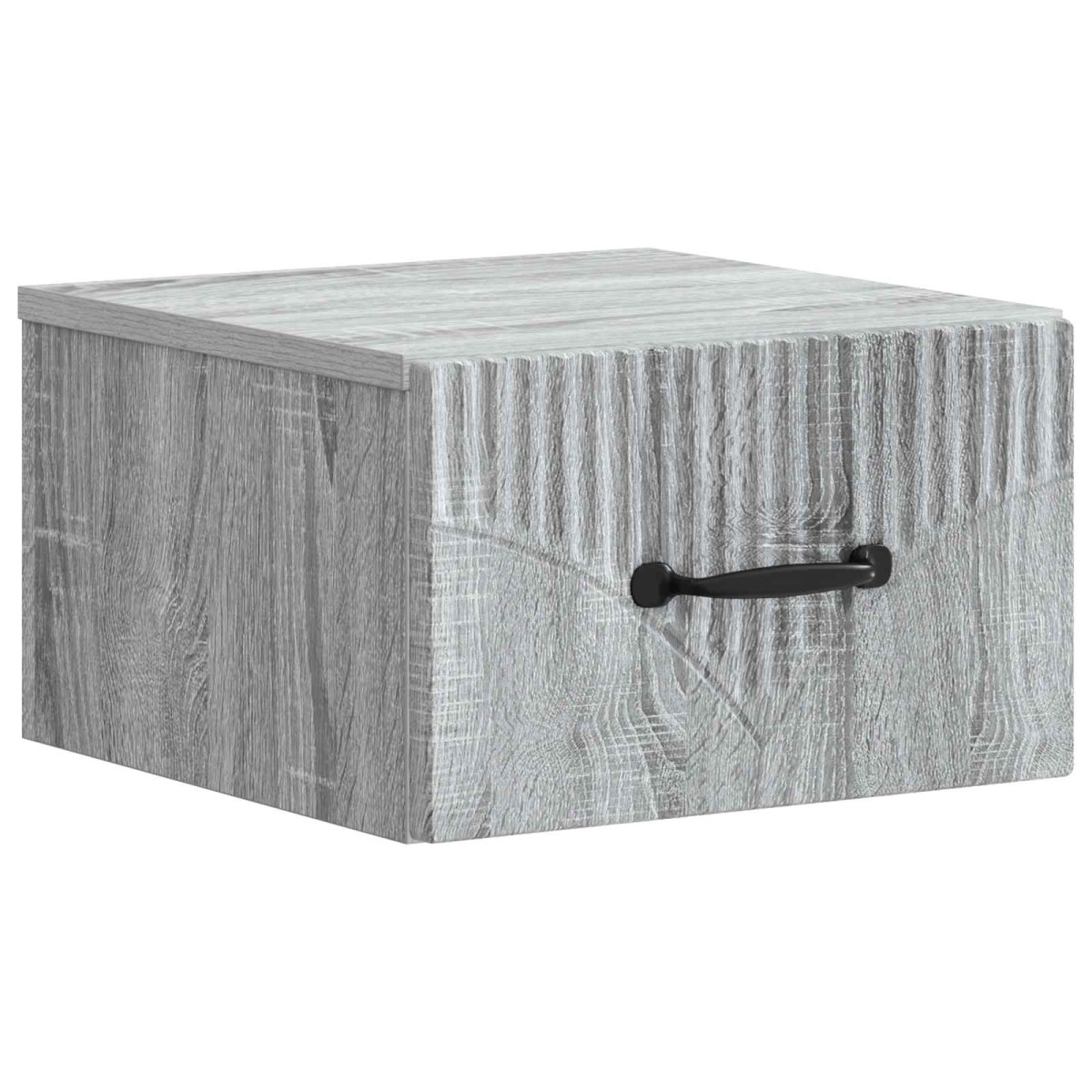 vidaXL Τοίχου Κρεμαστό Κομοδίνο Γκρι Sonoma 34,5 x 33 x 20 εκ.