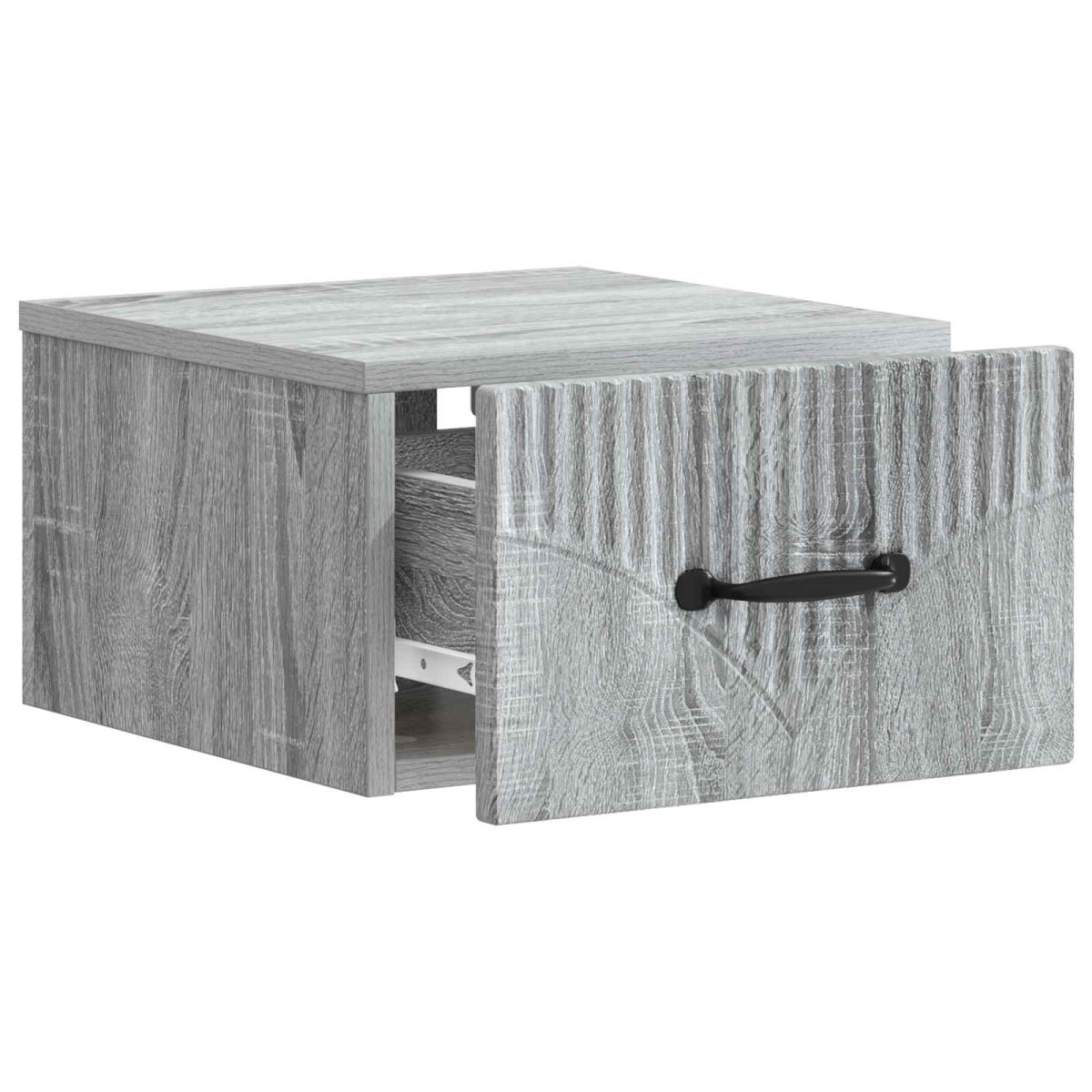 vidaXL Τοίχου Κρεμαστό Κομοδίνο 2 τμχ. Γκρι Sonoma 34,5 x 33 x 20 εκ.