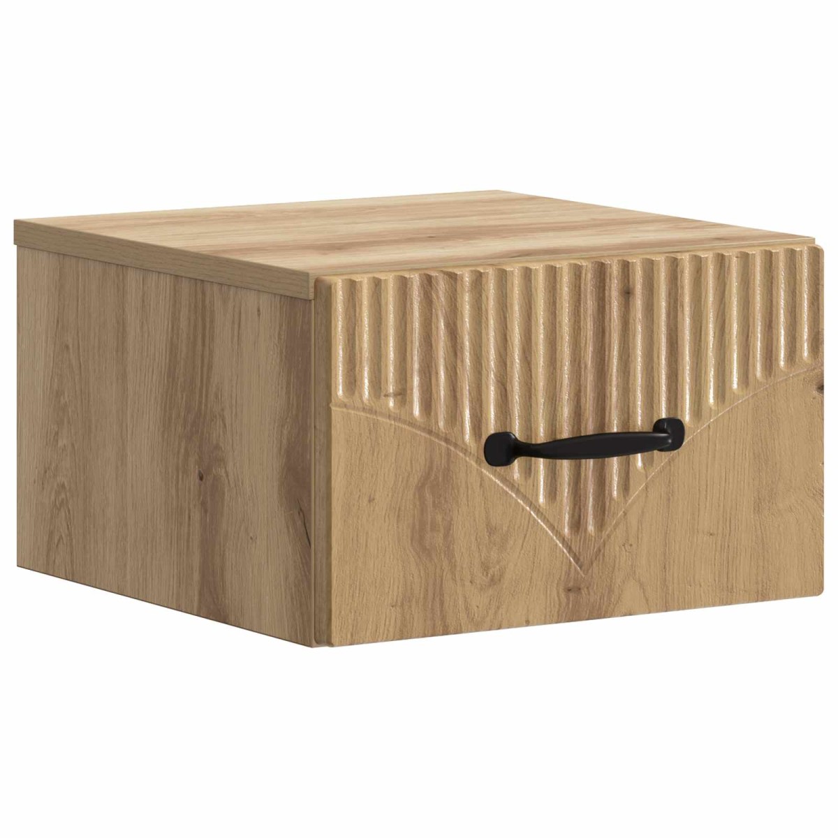 vidaXL Τοίχου Κρεμαστό Κομοδίνο 2 τμχ. Artisan Δρυς 34,5 x 33 x 20 εκ.