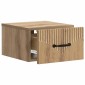 vidaXL Τοίχου Κρεμαστό Κομοδίνο 2 τμχ. Artisan Δρυς 34,5 x 33 x 20 εκ.