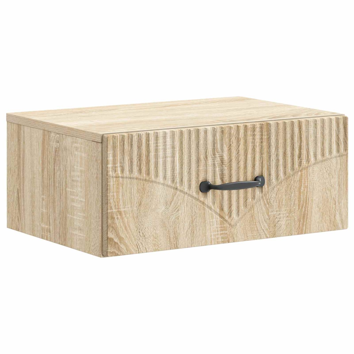 vidaXL Τοίχου Κρεμαστό Κομοδίνο Sonoma Δρυς 49 x 34,5 x 20 εκ.